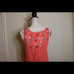New with tags Sleep Sense flower knit tank top
